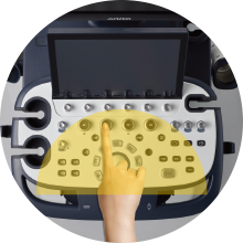 One palm control panel